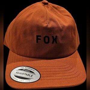 Fox Adjustable Orange Cap nwt